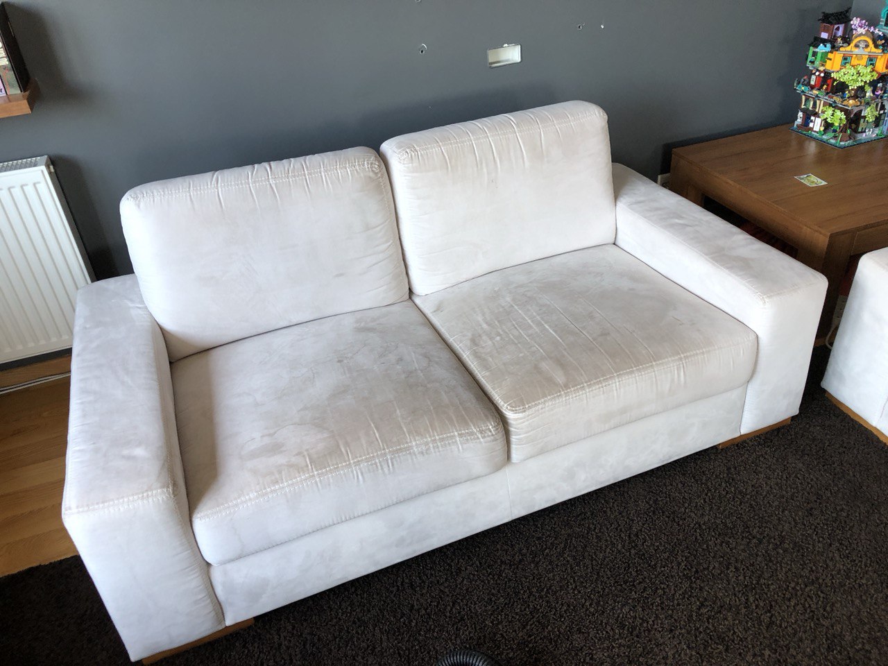 Pranie kanapy Warszawa przed i po